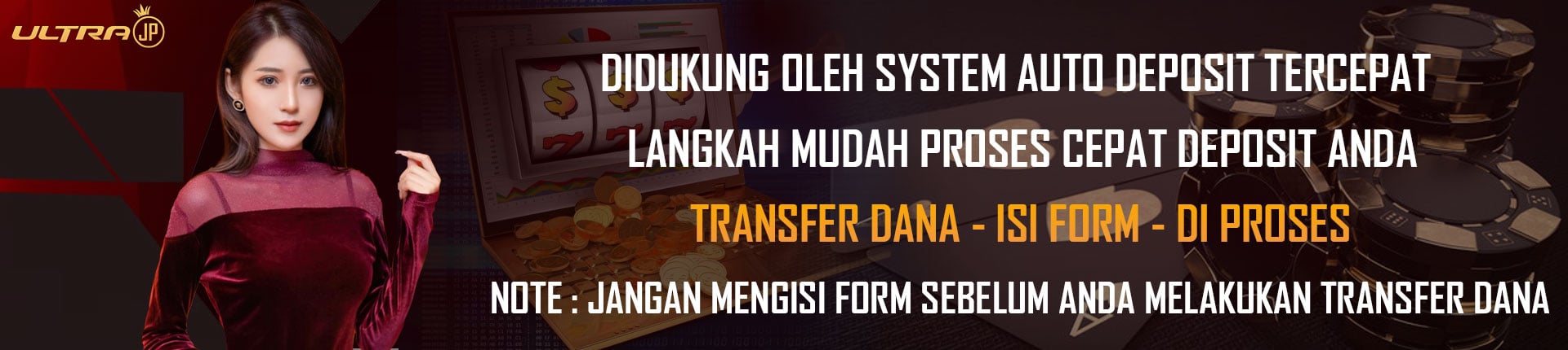 Menerima deposit pulsa dan ewallet